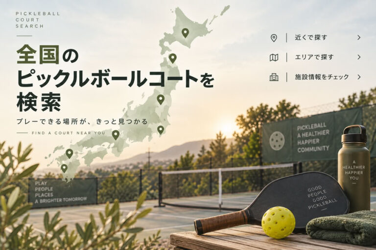 AI生成：全国のピックルボール子t－トが検索のイメージ画像